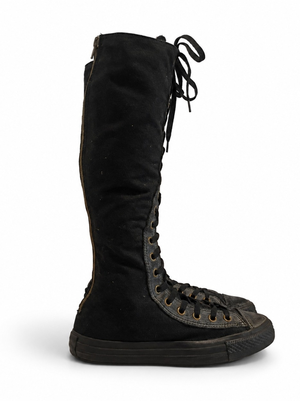 2000s Converse XXHI  Knee-High Lace Up Boots - Women's Size, 8.